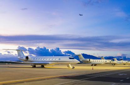 Đà Nẵng xuất hiện loạt máy bay siêu sang dành cho tỉ phú của Gulfstream